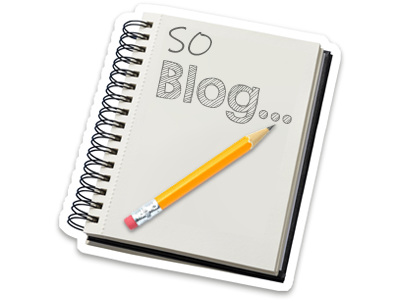 A notepad titled SO blog